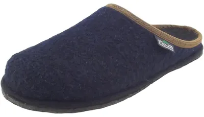 Produktbild von Stegmann 301 Uni Walkfilz-Pantoffeln dunkelblau (dark blue), 301-8971 - Gr. 36
