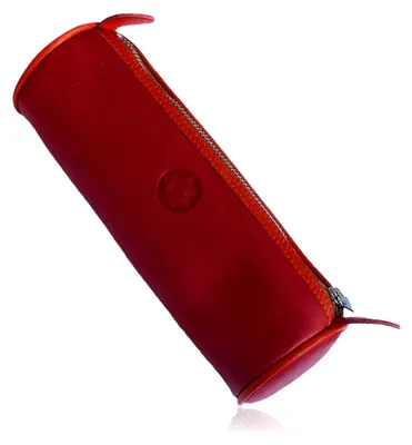 Produktbild von SONNENLEDER - Stifterolle "LOTTA" in Rot/Orange aus echtem Leder