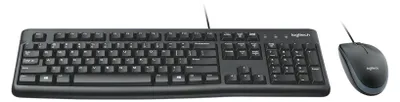 Obrázok produktu pre Klávesnica Logitech MK 120 s káblom na stolný počítač s rozhraním USB + myš