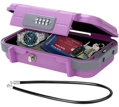 Image de Coffre-fort portable étanche avec serrure à code