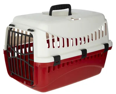 Transportbox Expedion, Kunststoff, 45x30x30 cm, creme/bordeaux