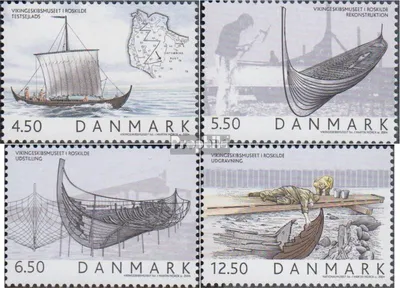 Produktbild von Briefmarken Dänemark 2004 Mi 1377-1380 (kompl.Ausg.) postfrisch Schiffe