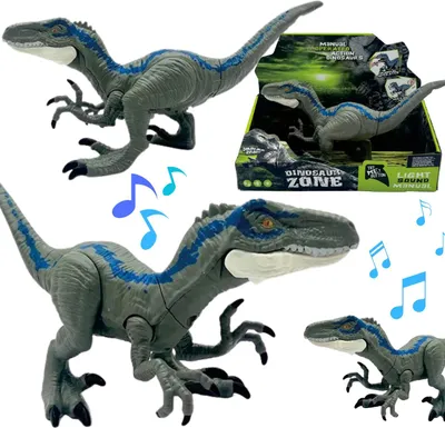Produktbild von Interaktive Dinosaurierfigur Läuft, Bewegt Sich, Brüllt, Leuchtende Led-Augen