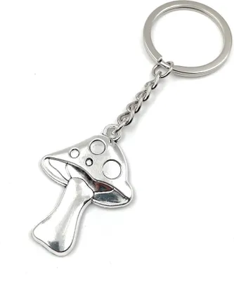 Zdjęcie produktu dla Onwomania brelok do kluczy z metalowym amuletem w aluminiowym pudełku, idealny na prezent