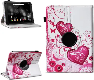 Produktbild von Tablet Tasche für Doogee T20 T20S T20E Hülle Schutzhülle 360 Grad Drehbar CaseFarben:Motiv 6