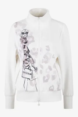 Produktbild von Sportalm Kitzbühel Damen Sweatjacke 51945-38, 51945-40, 51945-44 SAK-4002210003 weiss 44