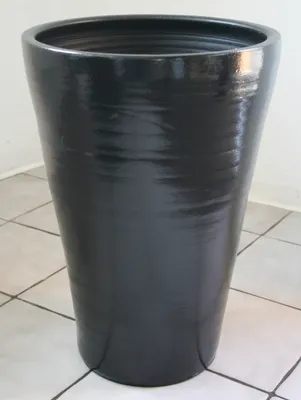 Produktbild von BODENVASE PFLANZKÜBEL Pflanzgefäß "CHROME" Keramik - Größe 50 cm Kacheln