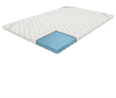 Produktbild von Crownmiller Basic Gel 80x200 cm mittel, Gelschaumtopper, 6 cm hoch, abnehmbarer Bezug, 60 Grad waschbar