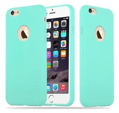 Produktbild von Cadorabo Hülle für Apple iPhone 6 PLUS / 6S PLUS Schutzhülle in Blau Handyhülle TPU Silikon Etui Case Cover