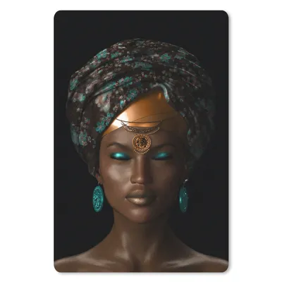 Produktbild von MuchoWow® Mauspad Mousepad Frauen - Accessoires - Blau 18x27 cm - Mousepads - Maus Mat - Pad - Mausunterlage