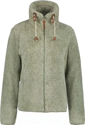 Produktbild von Icepeak Colony Teddy Fleecejacke Damen Langhaarfleecejacke, Farbe:Pistazie, Größe:XXL