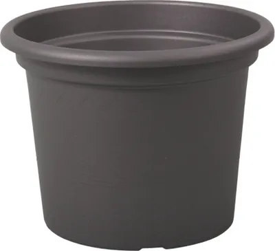 Obrázok produktu pre Kvetináč GEO plastový antracitový d40x30cm