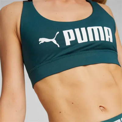 Produktbild von Mid Impact Puma Fit Bra VARSITY GREEN L