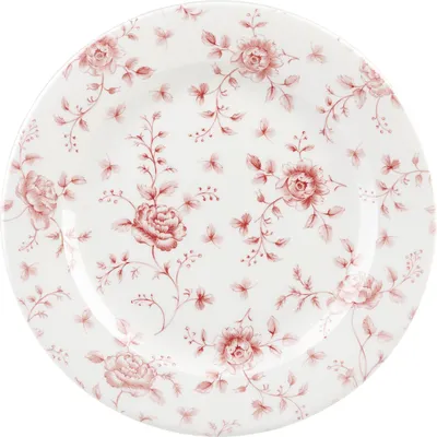 Produktbild von Churchill Rose Chintz Cranberry Profilteller 12" Box 6
