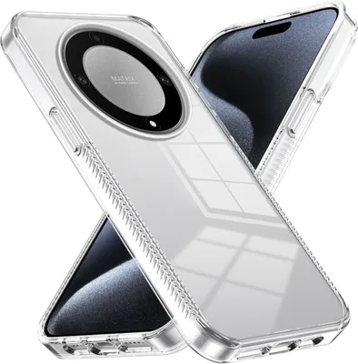 Produktbild von Hülle für Honor X9A Rutschfest Kristallklare Stoßfeste TPU Bumper Handyhülle Transparent