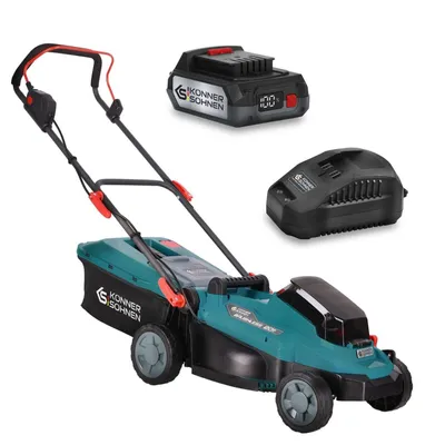Zdjęcie produktu dla KÖNNER & SÖHNEN Akumulatorowa podkaszarka do trawy KS 33LM-20V + KS C24A + KS 20V2-1