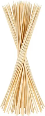 Produktbild von Holzspieß-Set 50-teilig, 40 cm lang - Perfekt für Grillspieße