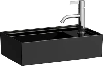 Immagine prodotto di LAUFEN Kartell lave-mains, robinetterie à droite, encastré, sans robinetterie, sans trop-plein, 460x280mm, H8153340201121, H8153340201121