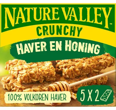 Produktbild von Nature Valley Crunchy Hafer & Honig Müsliriegel, 210 g – Knuspriger Snack