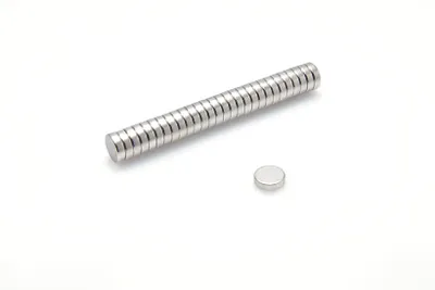 Produktbild von Neodym Magnete 7 x 2 mm 10 Stück mm N38, Extrem stark, Magnettafeln, Kühlschränke, Whiteboards, DIY