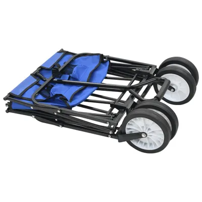 Produktbild von "SALE 2026"Bollerwagen - Rot Klappbarer Handwagen Stahl Blau Stabli Möbel4595721