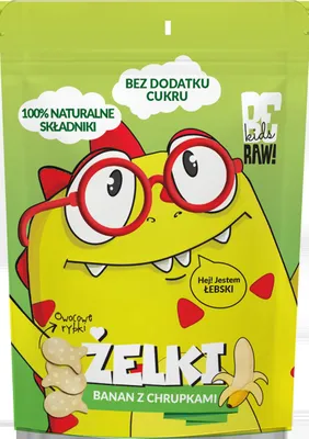 Produktbild von Be Raw! Vegane Bananen-Gelees mit Crisp 35g