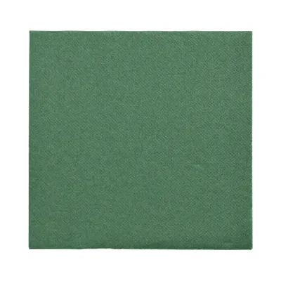 Produktbild von 900 Papstar Servietten DAILY Collection 1/4-Falz 32 cm x 32 cm dunkelgrün 89644