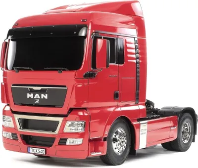 Zdjęcie produktu dla Tamiya 1:14 RC Truck - Ciężarówka MAN TGX 18.540 czerwona - pomalowana fabrycznie