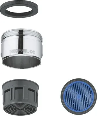Produktbild von Grohe Mousseur Durchflussklasse C 30l/min bei 3 bar M28x1 chrom - 13927000