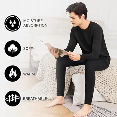 Thermowäsche für Herren aus 100% Baumwolle, Hauptbild