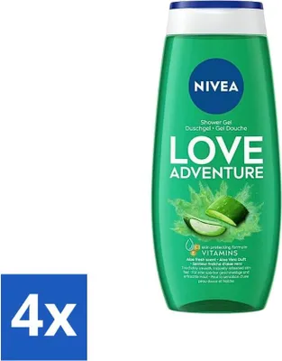 Produktbild von NIVEA Duschgel Love Nature 250 ml - Vorteilspack - 4 Stücke
