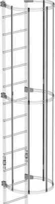 Produktbild von Günzburger Steigtechnik Rückenschutzstrebe 3 m lang Aluminium blank - 062235