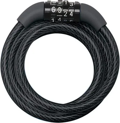 Produktbild von Famanu Fahrradschloss 4-stellig - 1,2 m Länge, schwarz
