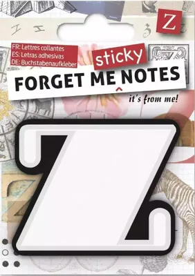 Produktbild von Haftnotizen „Forget me“ in Z-Form