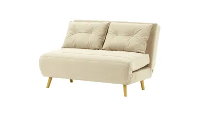 Produktbild von SLF24 - Ausklappbaresofa Flic 120 cm - hellbeige - Velluto 2
