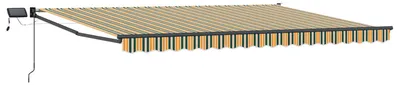 Produktbild von CLORIS Manuelle Gelenkarmmarkise mit LEDs 5 x 3 m - Markisen CC237