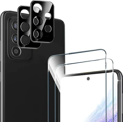 Produktbild von 2X Schutzglas ( Display + Kamera ) für Samsung Galaxy A53 5G Panzerfolie Kameraglas Linse Full 9H