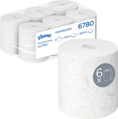 Obrázok produktu pre Kleenex uterák v rolke Ultra 6780 2-vrstvový 150m AIRFLEX ws 6 ks/bal.