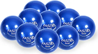 Produktbild von 10 Togu Faszio Bälle local, 4cm Ø - blau