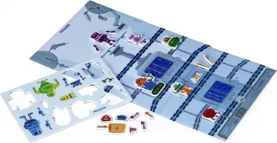 Produktbild von lernspiel Magnetic- Crazy Robots Junior 44-teilig