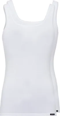 Produktbild von Skiny Damen Tanktop Baumwolle Advantage 2-Pack white - Größe 40