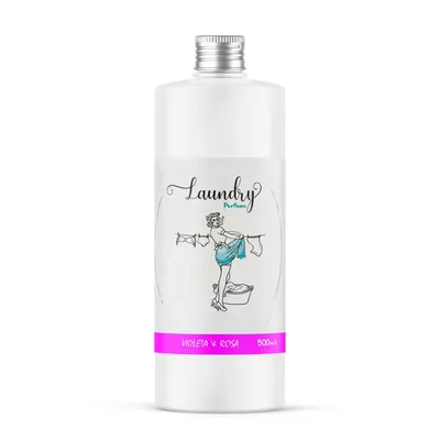 Produktbild von Laundry Parfüm für die Waschmaschine, Duft für die Wäsche, 500 ml, Violeta & Rosa