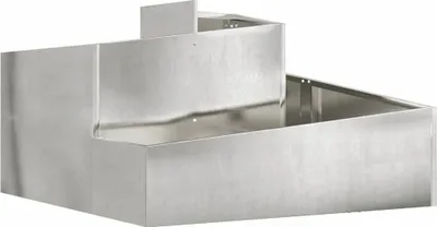 Obrázok produktu pre vidaXL Záhradný kvetináč strieborný 80 x 80 x 50 cm nerezová oceľ