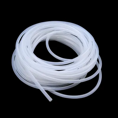 Obrázok produktu pre Priehľadná silikónová hadica, vhodná pre potravinárske účely, rozmery 2 mm x 4 mm, dĺžka 6 metrov