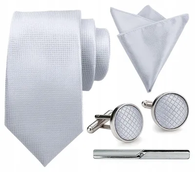 Produktbild von Luvu Krawat-Set Luvu5979 Herren Elegant Karo-Muster