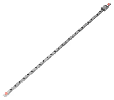 Produktbild von Linearführung, Miniaturlager, Stahl-Bewegungsführung, Gleitschiene mit Schlittenblock für miniaturisierte Geräte, 600 mm
