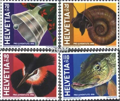 Produktbild von Briefmarken Schweiz 1998 Mi 1663-1666 (kompl.Ausg.) gestempelt Pro Juventute