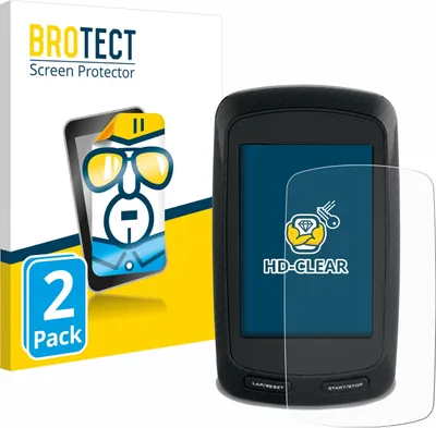 Produktbild von 2x Für Garmin Edge 800 Schutzfolie BROTECT Displayschutz Display Schutz Folie Klar Transparent