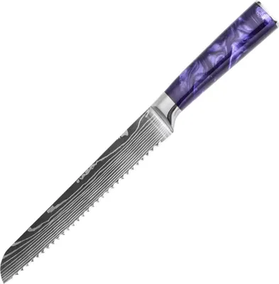 Obrázek produktu pro Kuchyňský nůž BL-39313 - Chlebový/Fialová KP39313