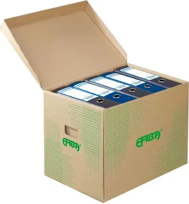 Zdjęcie produktu dla Krabice archivační Emba UB3, 425x330x300 mm, otevírání shora